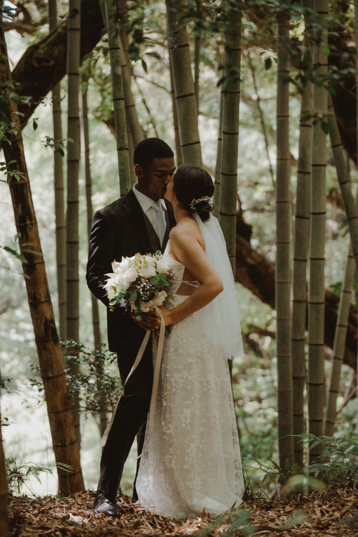 Beautiful elopement in Chiba Japan - Bamboo forest