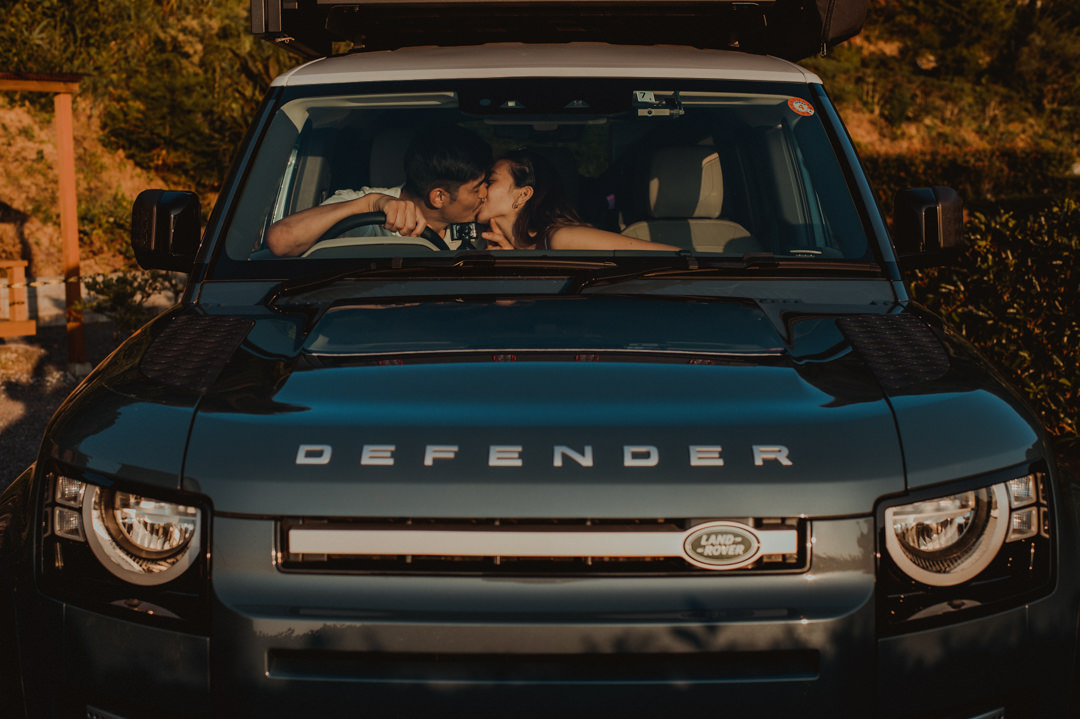 Driver seat kiss