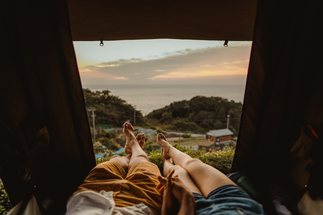 Overland elopement Japan - Dreamlike view