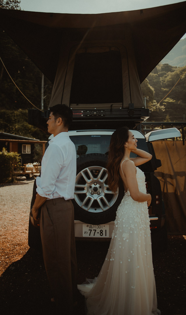 Overland elopement Japan - First look
