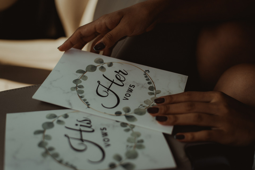 Overland elopement Japan - Vows books
