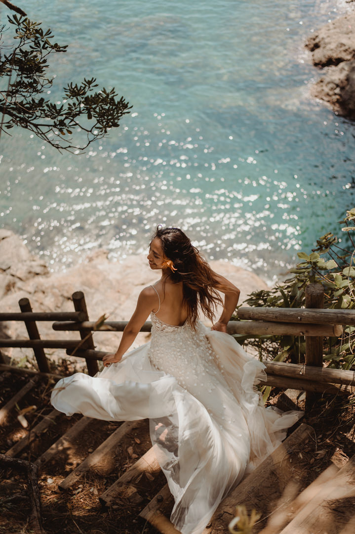 Overland elopement Japan - I could fly