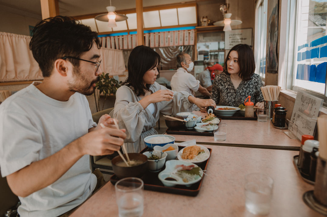 Lunch in a nearby local ramen shop