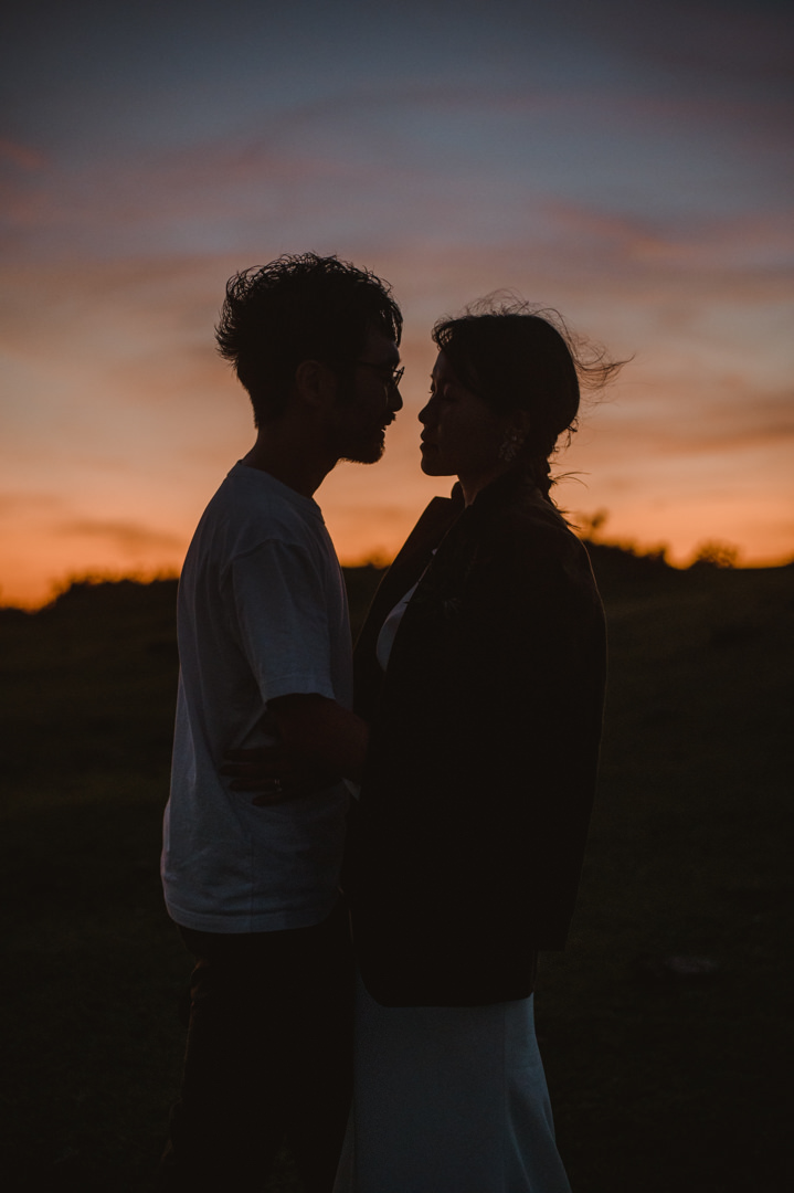 Couple in the sunset