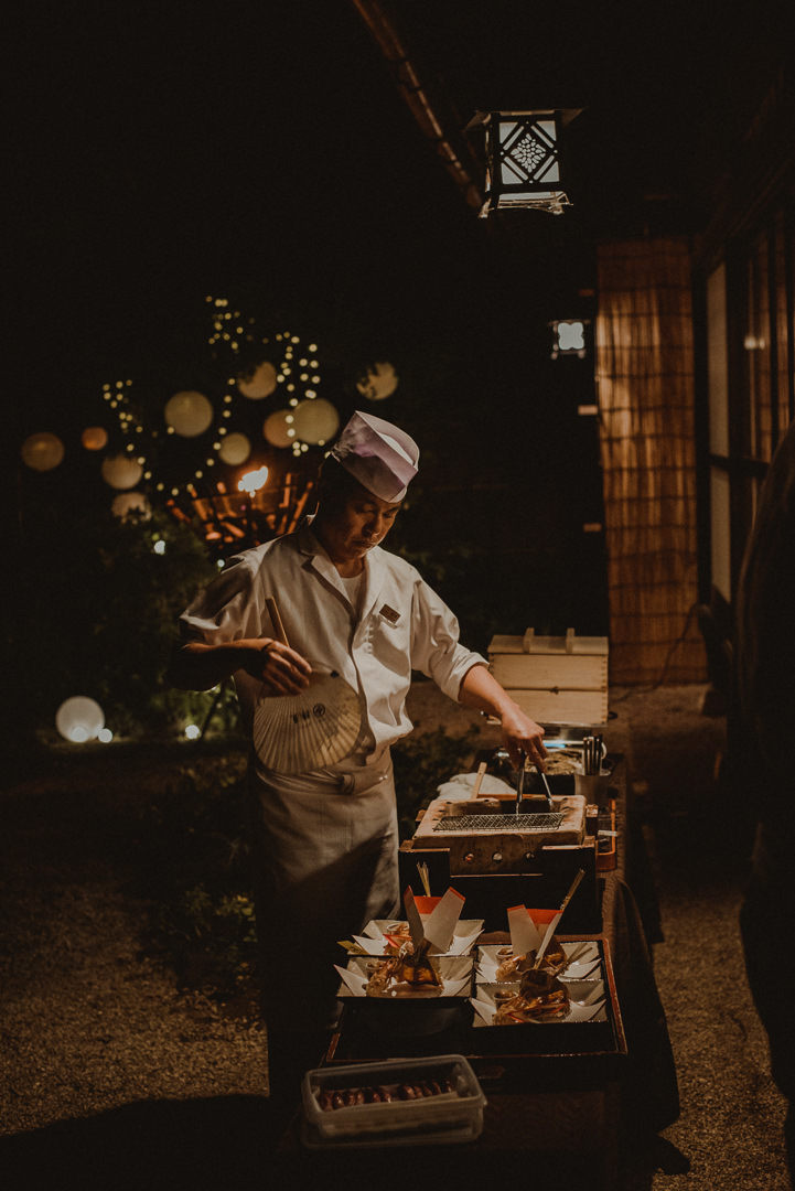 Ryokan elopement personal chef