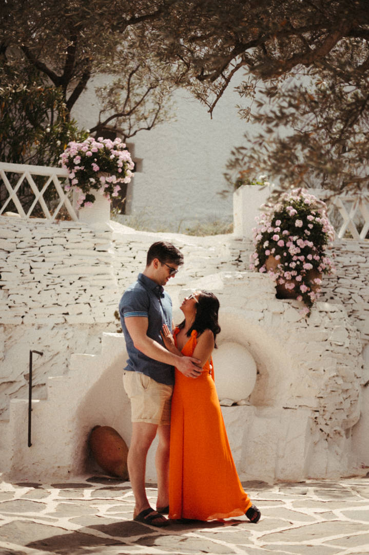 Elope in Barcelona - Couple in Salvador Dali's house