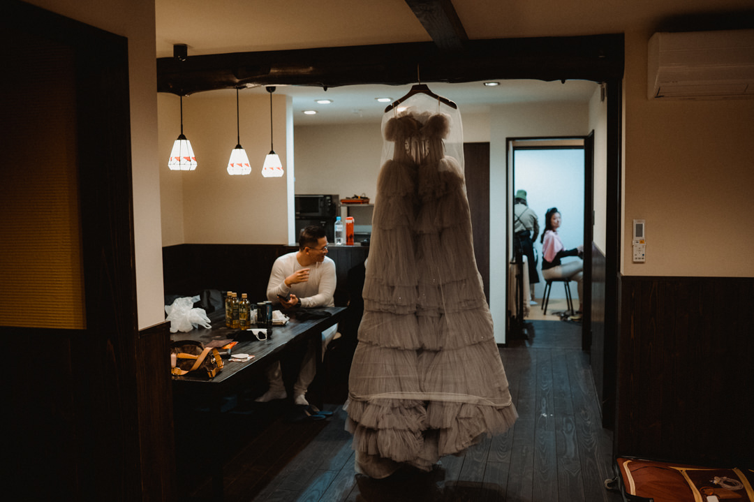 Ginzan Onsen Elopement - Early morning preparation