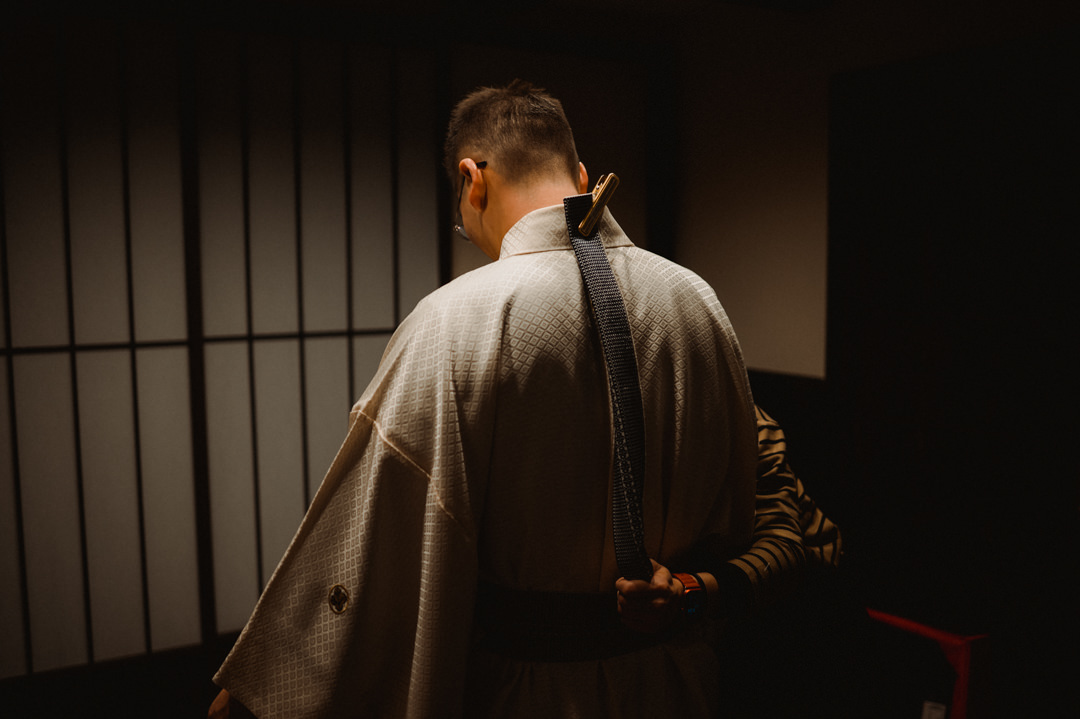 Ginzan Onsen Elopement - Kimono for men