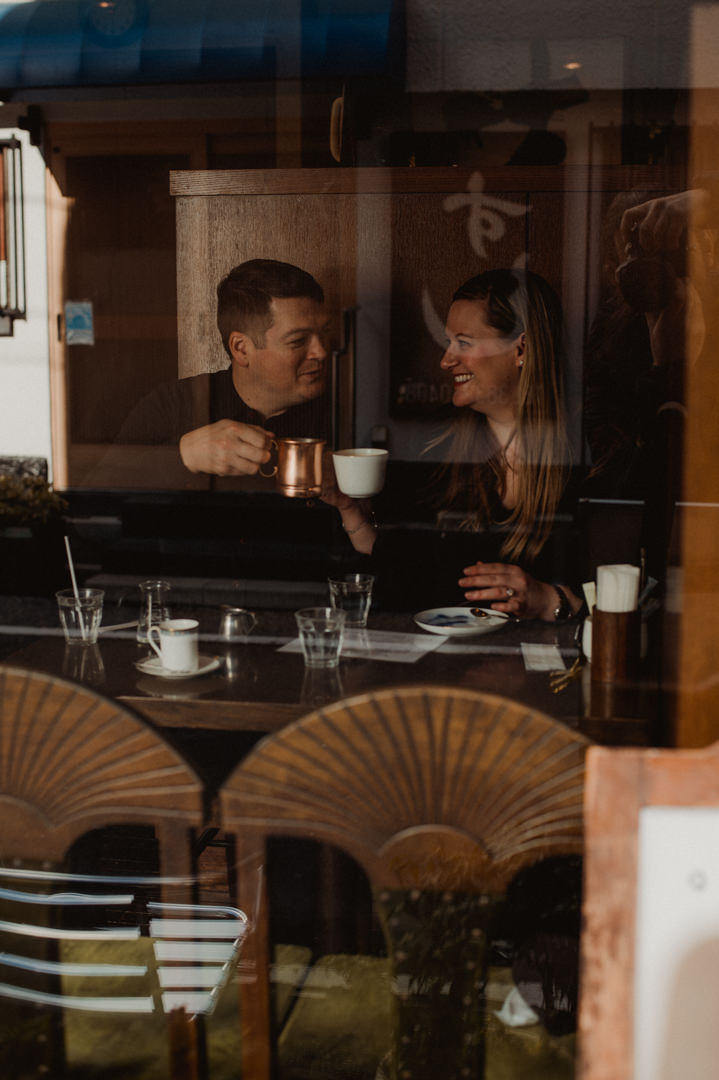 Tokyo City Elopement - Cafe in Tokyo Junkisa