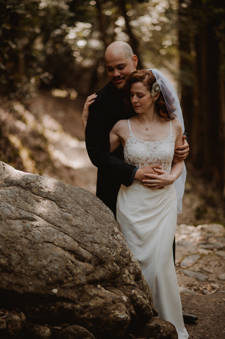 Arashiyama Bamboo Forest Elopement - Forest portrait Kyoto