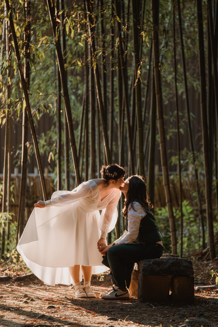 LGBTQ+ Elopement - Bamboo forest 