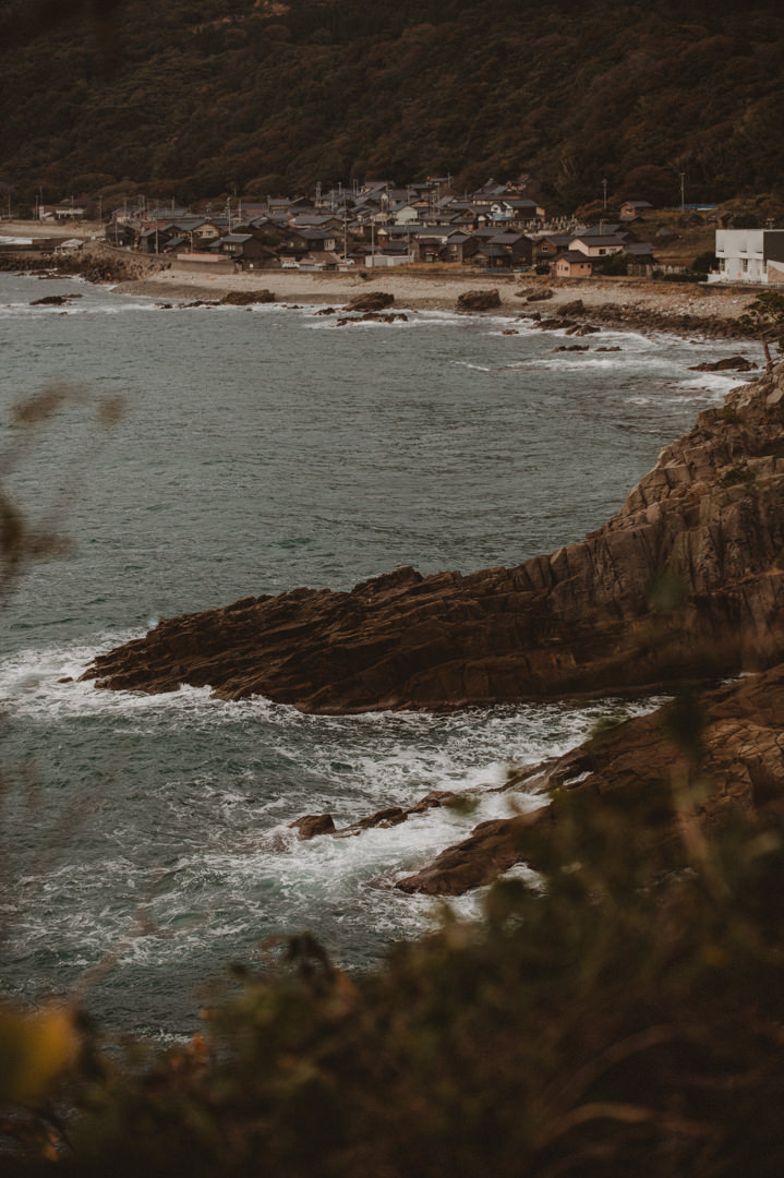 Japan Roadtrip Elopement - A little town on the coastal line